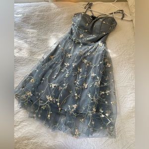 Blue Flower Dress